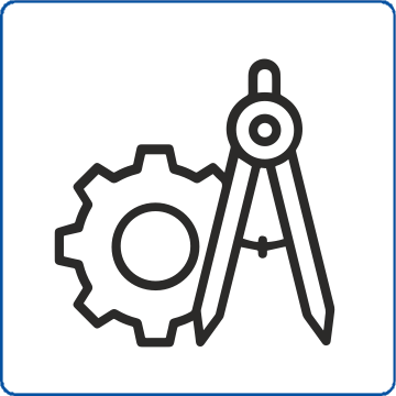 Иконка шестерни и циркуля